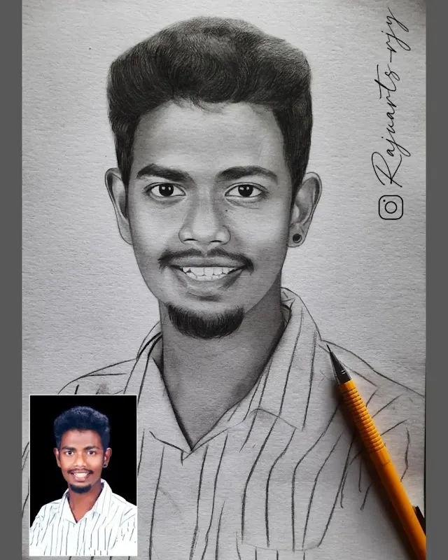 Raju arts | Sketch artist | pencil drawings | sketch gifts