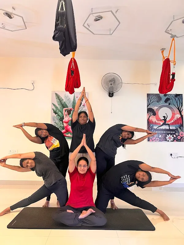 Breathe in yoga studio