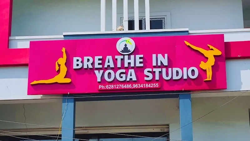 Breathe in yoga studio