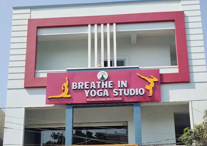 Breathe in yoga studio