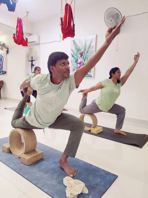 Breathe in yoga studio