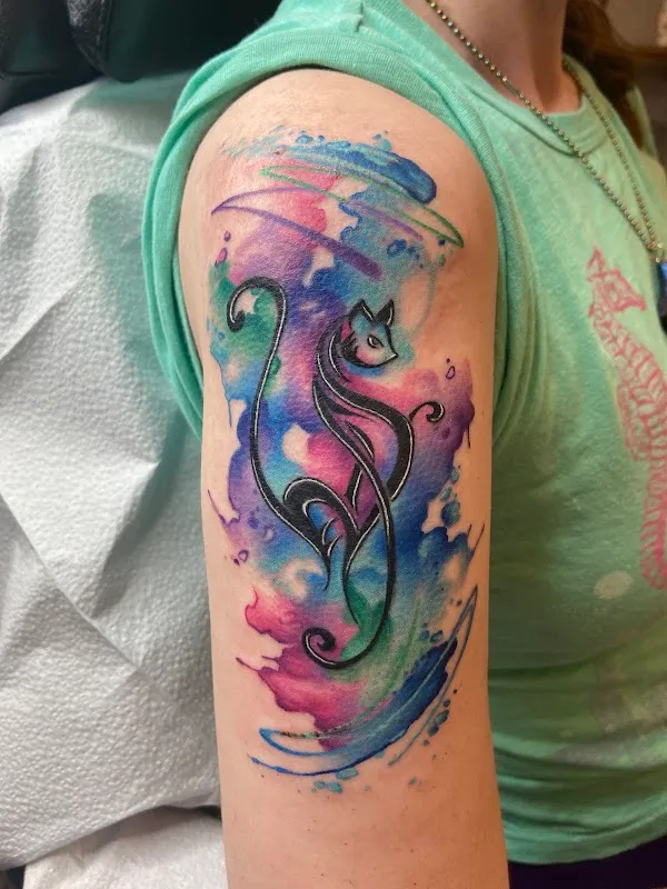 Black & Blue Tattoo