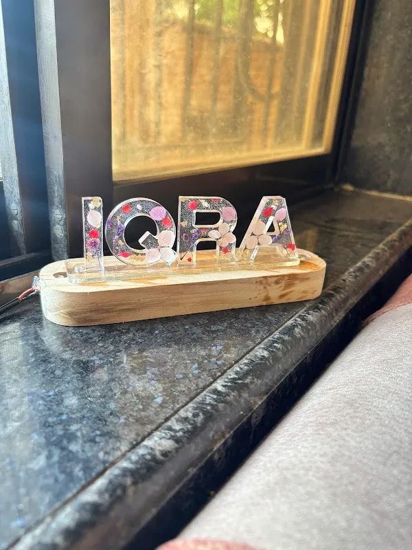 Resin gift art