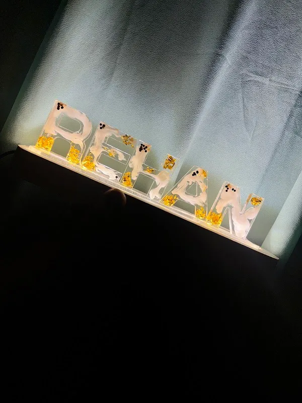 Resin gift art