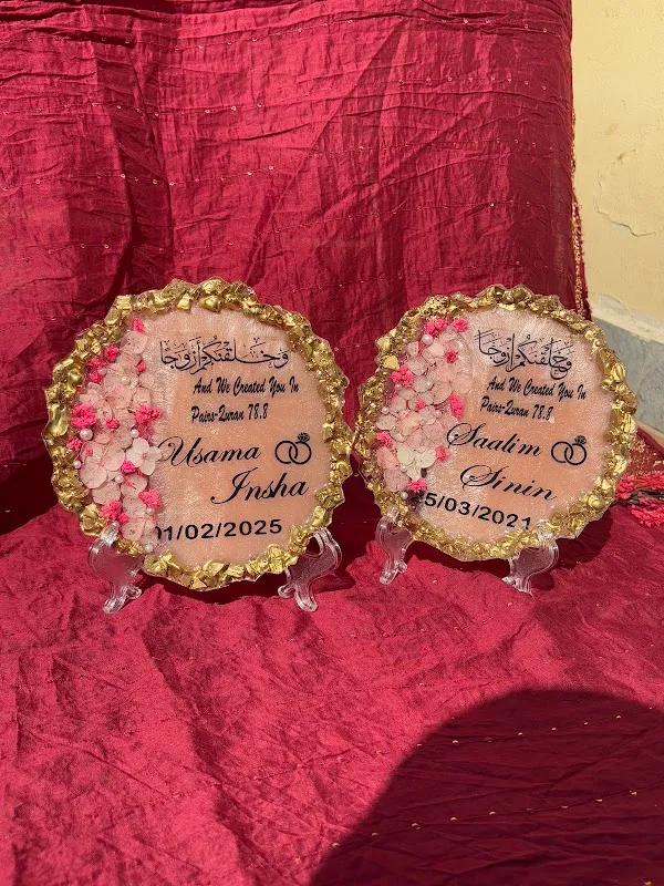 Resin gift art