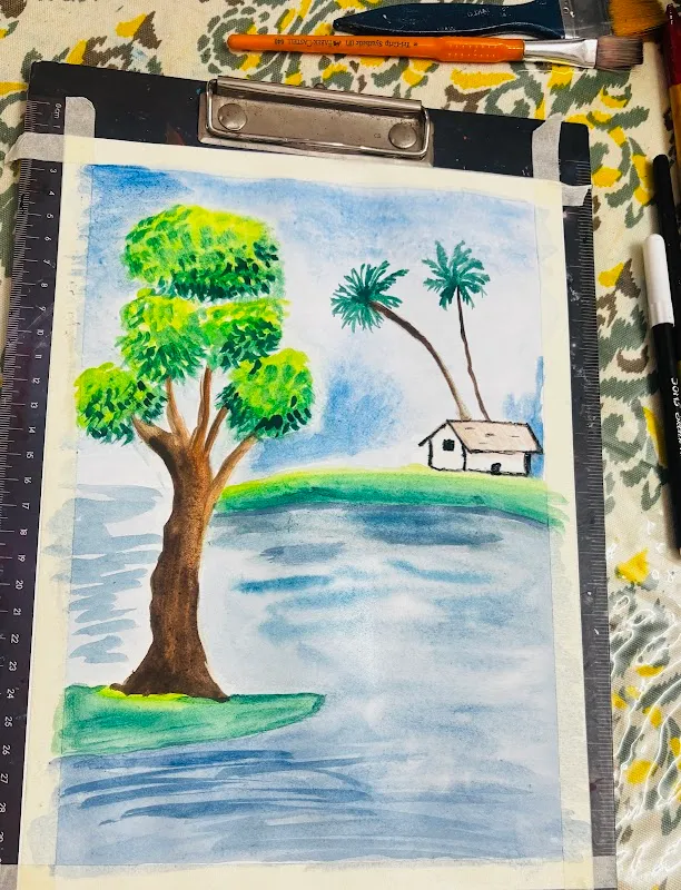 Rainbow Brushes Art classes