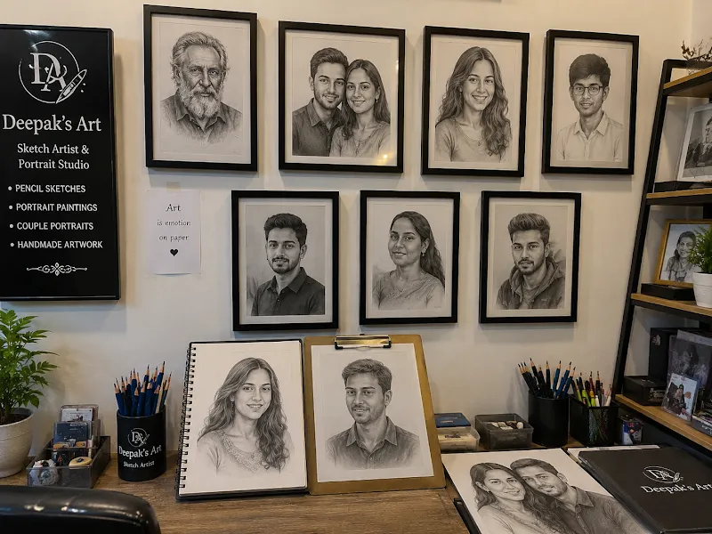 Deepak's Art | Best Sketch & Portrait Artist in Patel Nagar Delhi