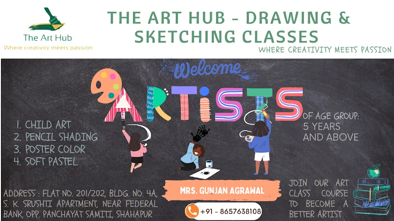 The Art Hub - Drawing and Sketching Classes