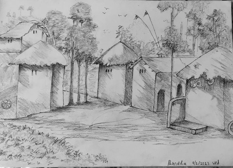 Nivedita's Art Studio (in-house painting studio)