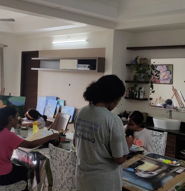 Nivedita's Art Studio (in-house painting studio)