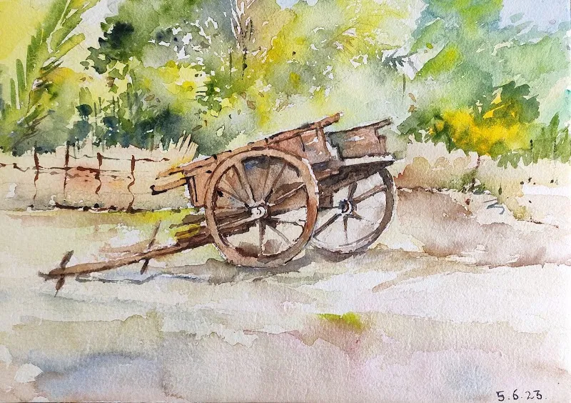 Nivedita's Art Studio (in-house painting studio)
