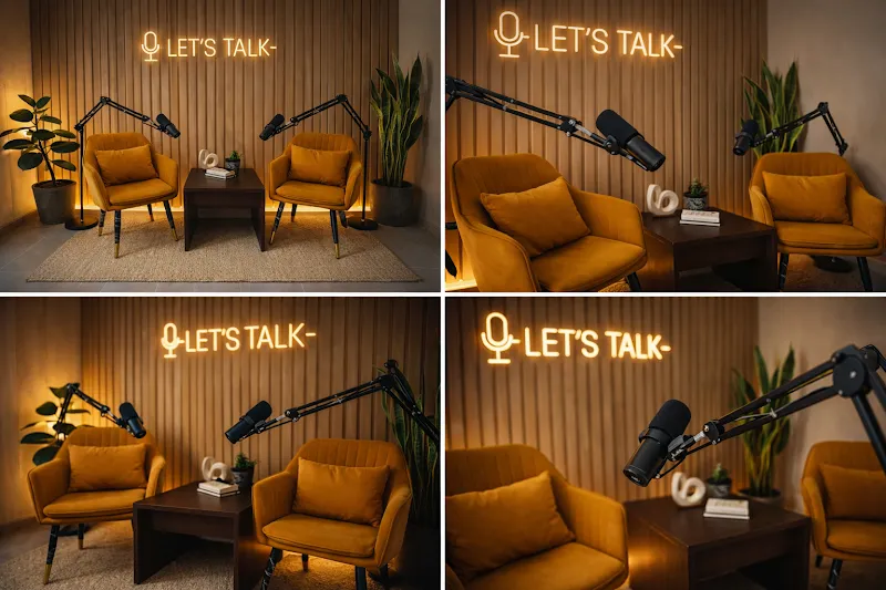Lets talk studio - Video and Podcast Shoot