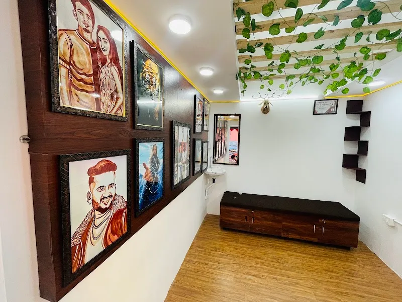 Angel tattoo studio and Blood painting Blood Art and Blood drawing