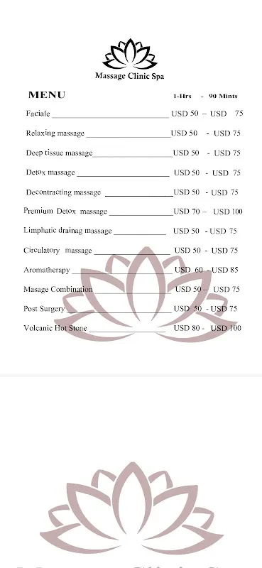 Massage Clinic Spa