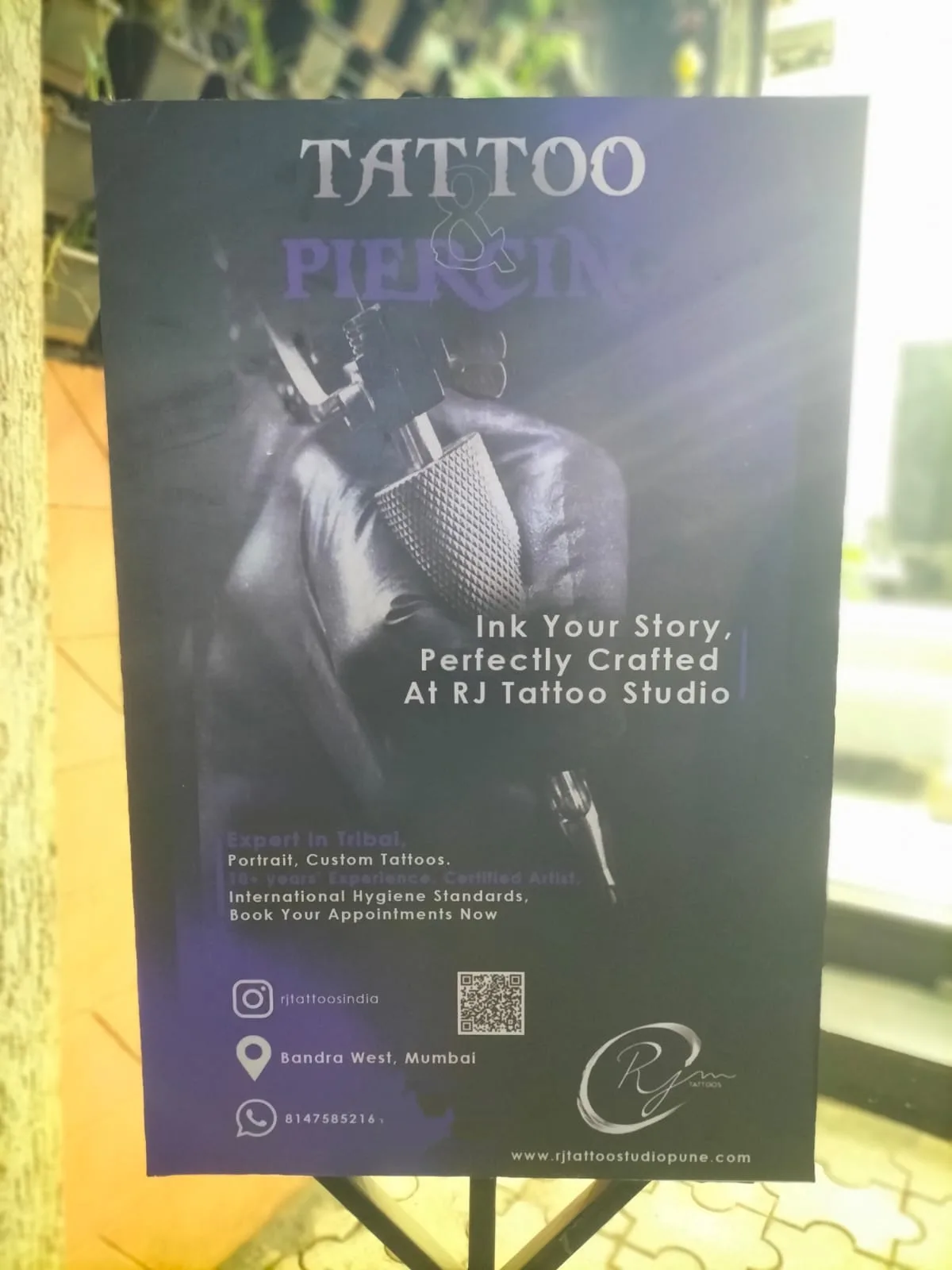 RJ Tattoo & Piercing Studio - Best Tattoo Designer in Mumbai