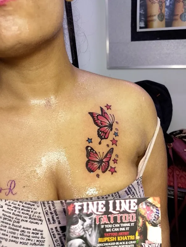 Fine line tattoos studio