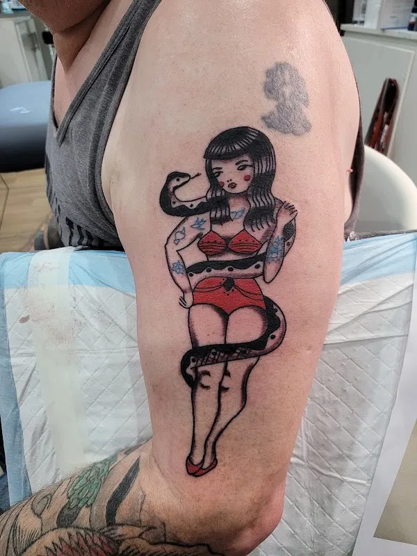 Left Hand Lucky Tattoo