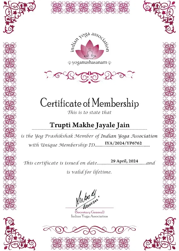 Trupti's yoga