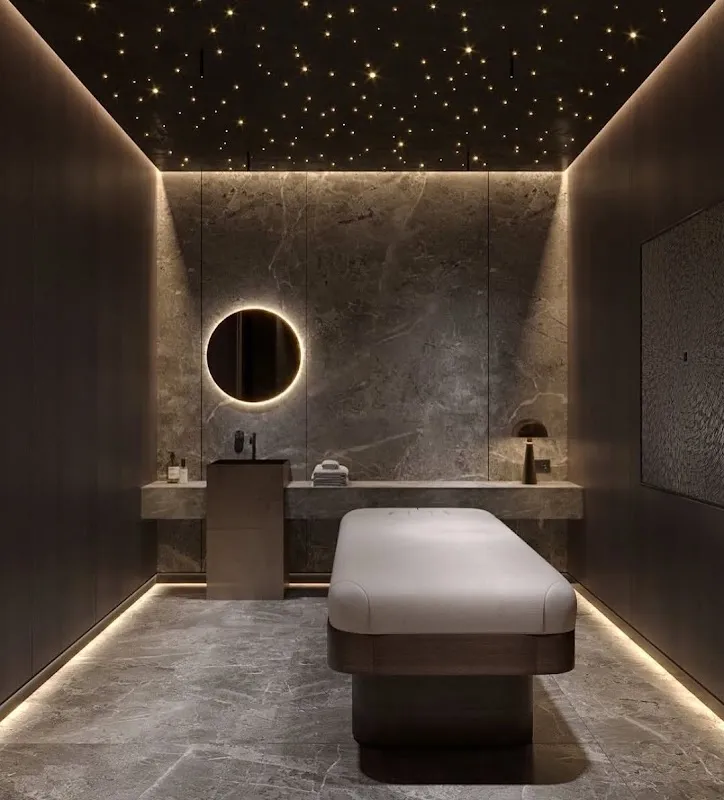 Golden flower spa