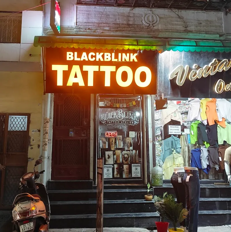 Blackblink Tattoo -Tattoo Shop! Institute for Tattoo Training Course in Delhi & Body piercing in Delhi