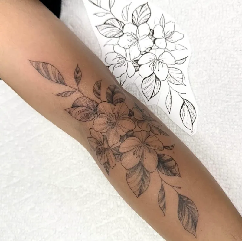 Buddha Blue Tattoo
