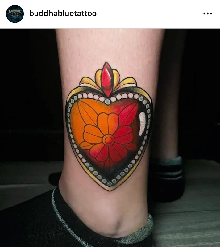Buddha Blue Tattoo
