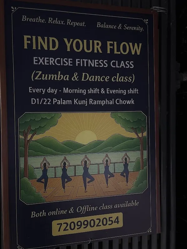 Find Your Flow - Exercise Fitness Class