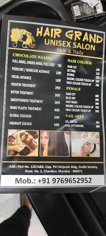 Hair grand unisex salon