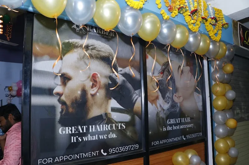 Mr. & Mrs. Barber Unisex Family Salon