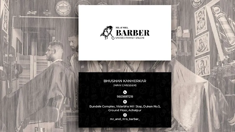 Mr. & Mrs. Barber Unisex Family Salon