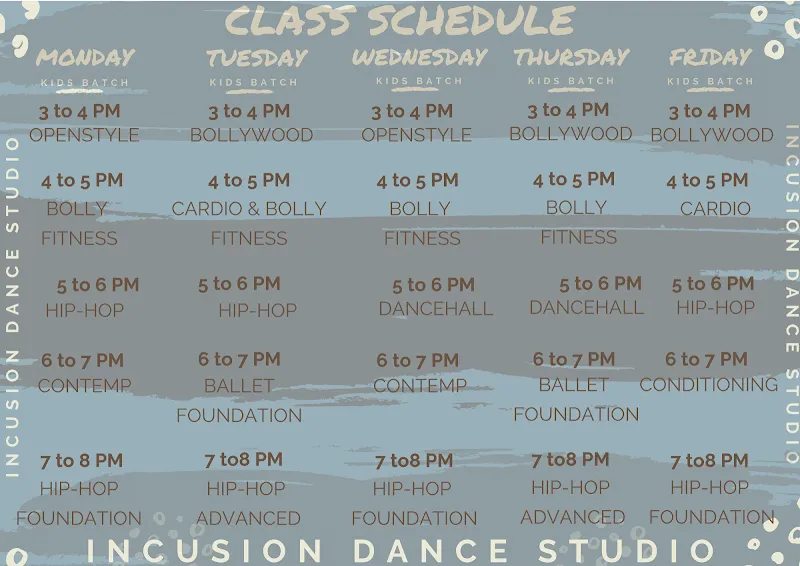 INCLUSION DANCE STUDIO- DANCE X FITNESS