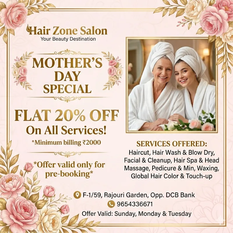 Hair Zone Salon - Rajouri Garden
