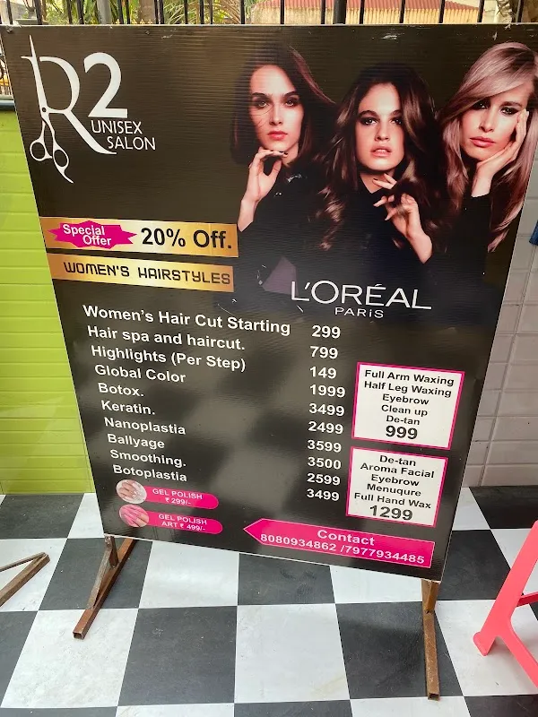 R2 Unisex Salon and beauty academy