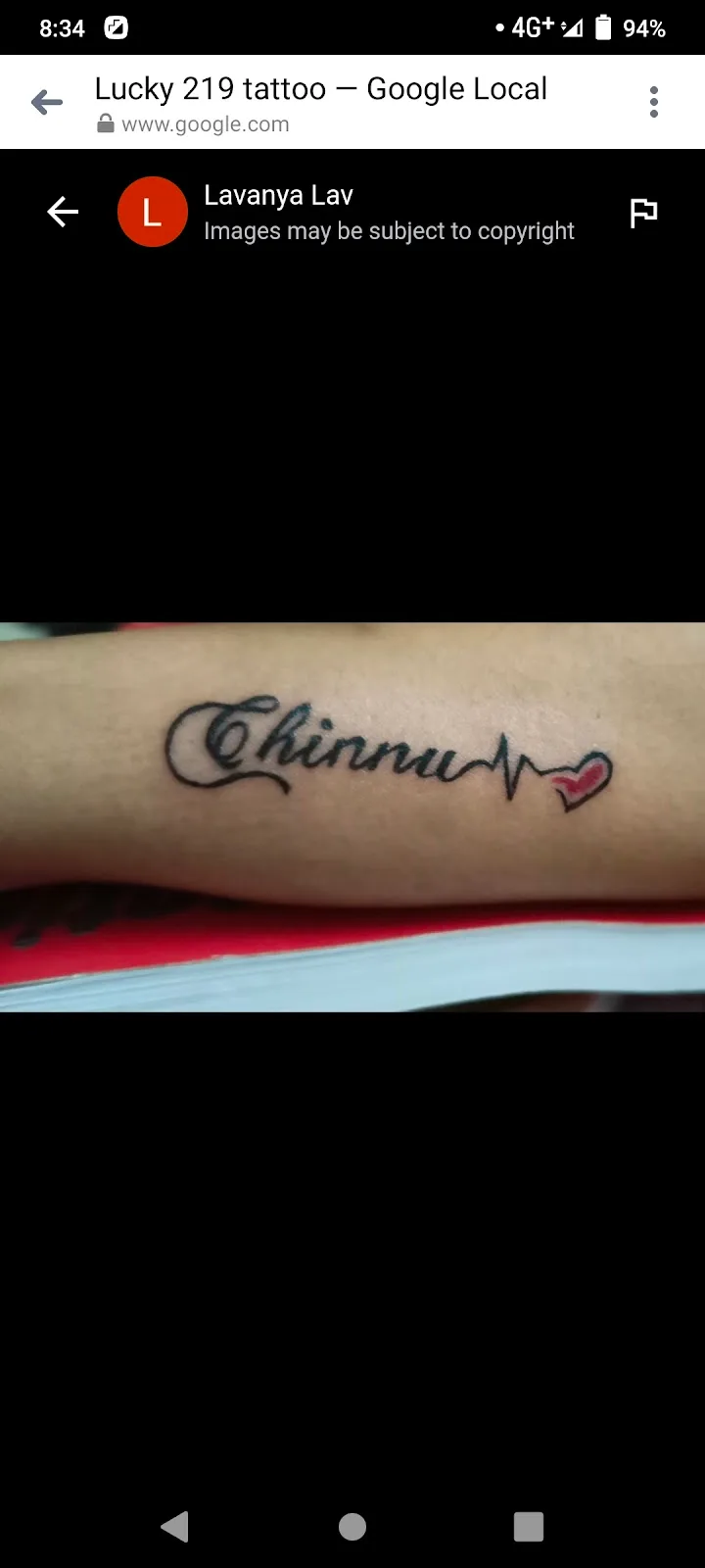 Lucky 219 Tattoo