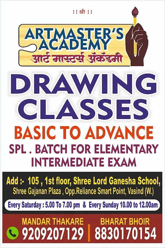 ART MASTER'S ACADEMY DRAWING CLASSES