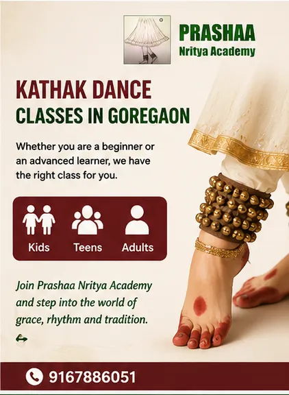 Prashaa Nritya Academy - Best Kathak dance classes in Goregaon|Professional|Certified|Classical Dance class|Kids|Women