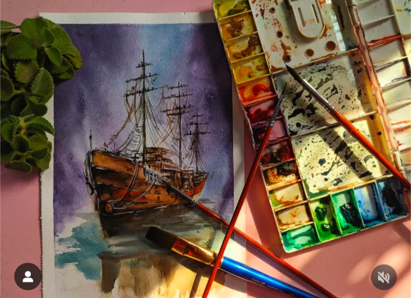 The perfect stroke art studio