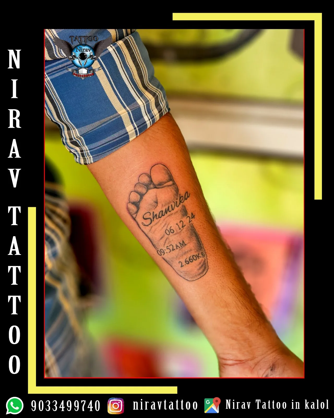 Nirav Tattoo in kalol