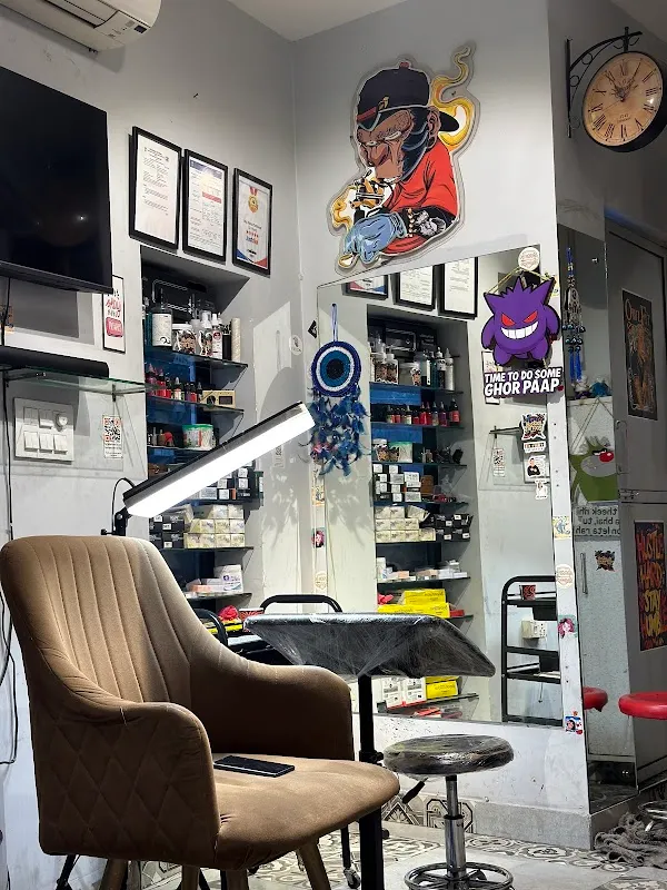 Nu Skool Tattoos - Best Tattoos and Piercing Studio in South Delhi.