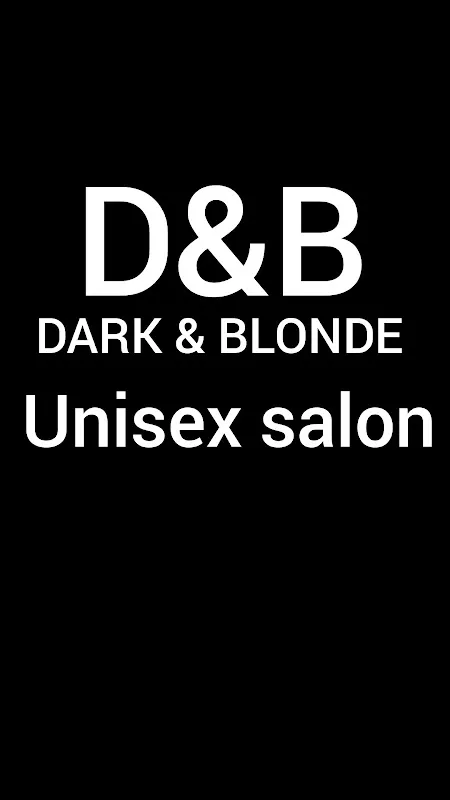 D&B Dark & Blonde unisex salon