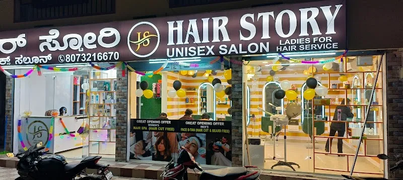 Js hair story unisex salon(rammurthy Nagar)