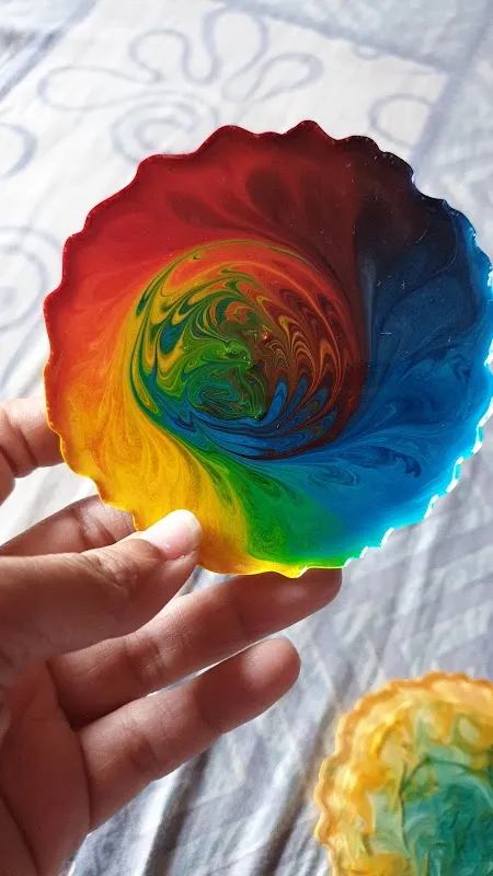 Rang Saaz by Surabhi | Resin Art | Fabric Painting
