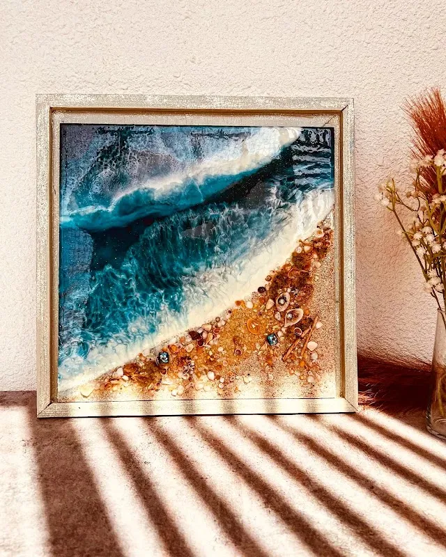 Rang Saaz by Surabhi | Resin Art | Fabric Painting