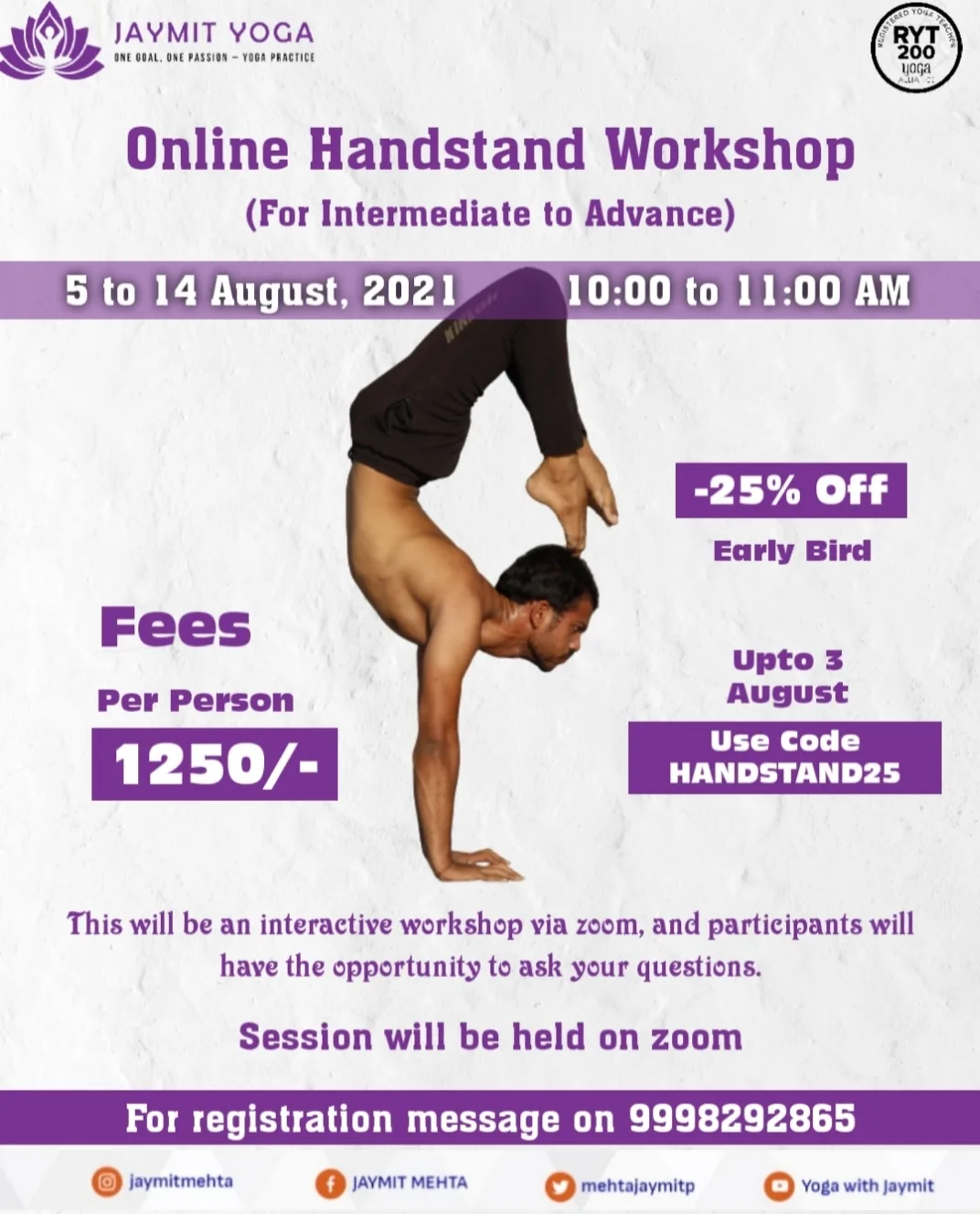 Jaymit Yoga Studio - Basic Yoga, Advance Yoga, Meditation, Pre-post Natal Yoga Services