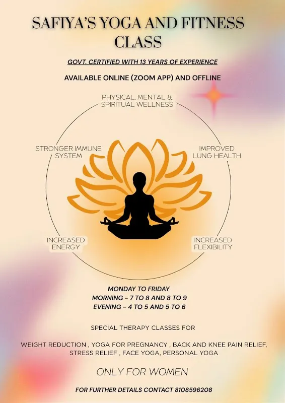 Safiya's Yoga and Fitness Class