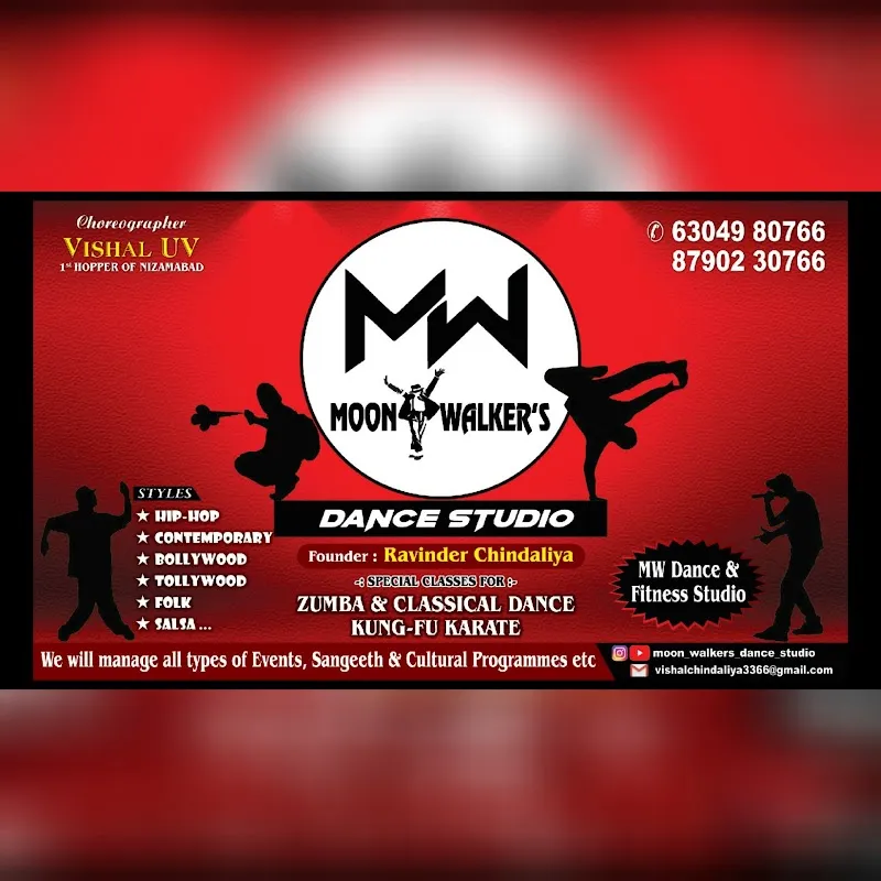 Moon Walker's dance and fitness studio