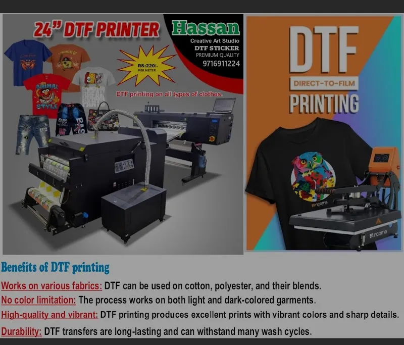 Hassan creative art studio dtf sticker printing