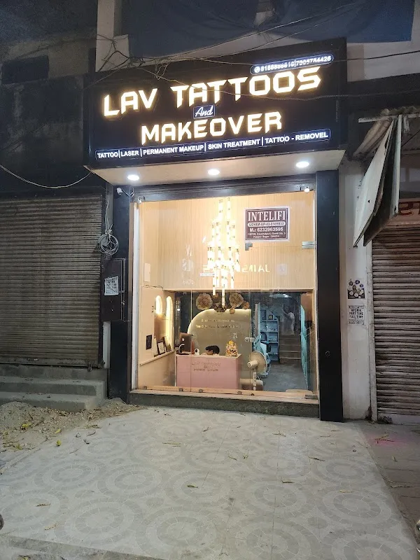 LAV TATTOOS and MAKEOVER-BEST TATTOO ARTIST SHOP PIERCING SHOP IN KANPUR