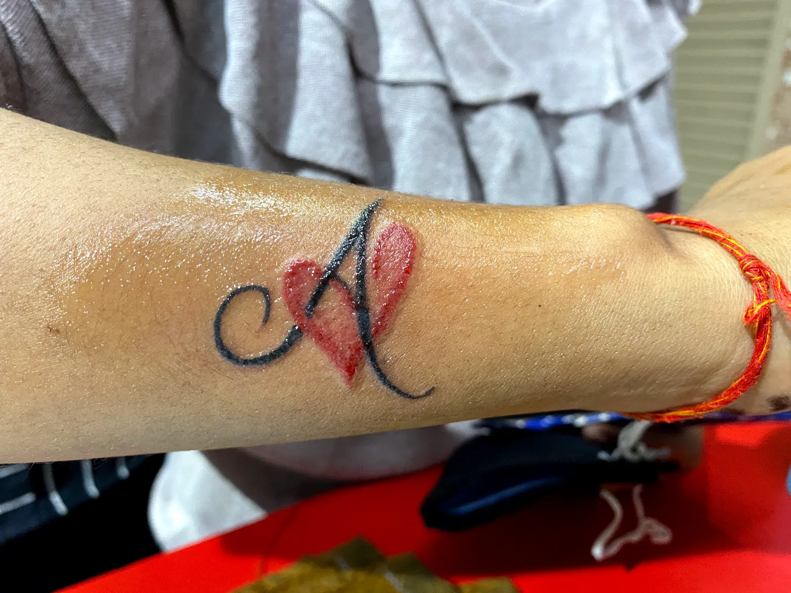 Satyam's tattoos
