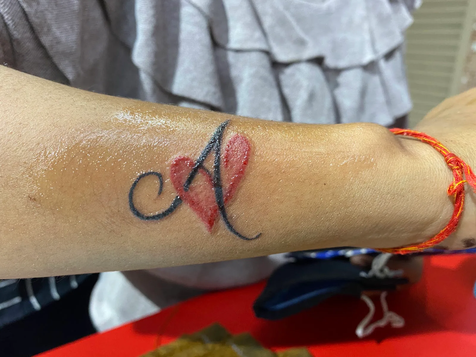 Satyam's tattoos